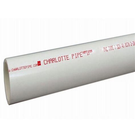 Charlotte Pipe 3 In X 2 Ft Pvc Dwv Sch 40 Solid Core Pipe Pvc 07300