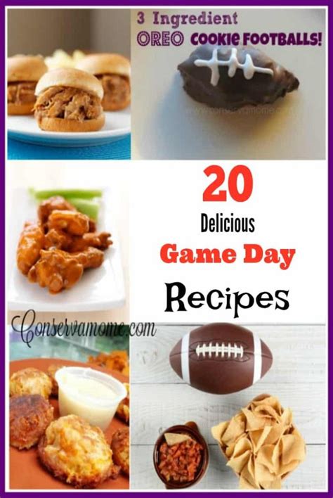 20 Delicious Game Day Recipes Conservamom