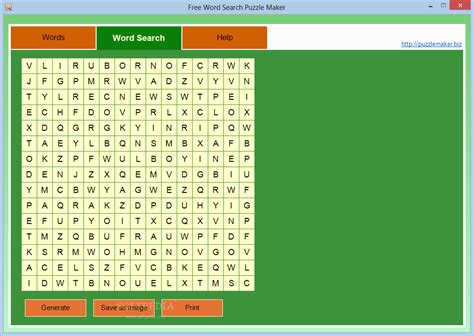 40 Free Word Search Puzzle Maker