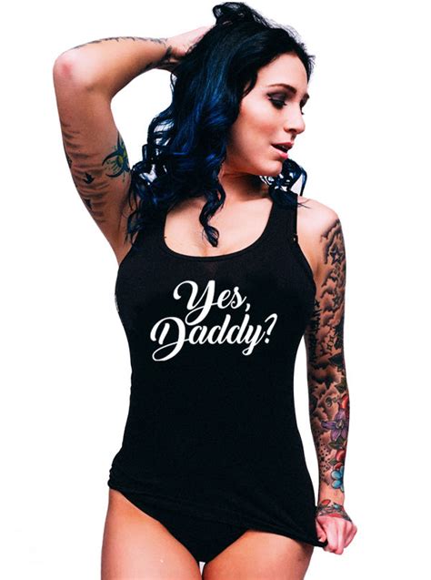 Womens Yes Daddy Tank Inked Shop