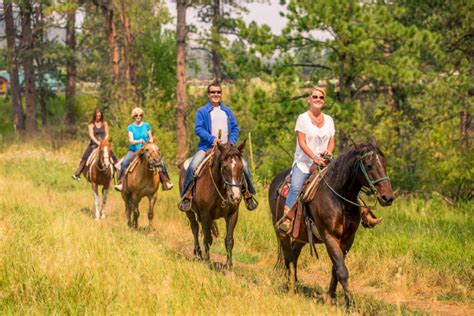 South Dakota Trail Ride Horseback Riding In The Black Hills