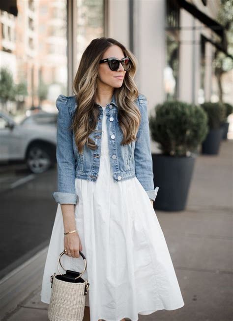 How To Style Your Denim Jacket Denim Jacket Outfit Ideas Summer