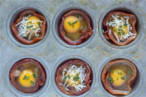 Low Carb Creamy Bacon Egg Cups Whole Lotta Yum