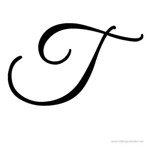 There are 207 fancy letter t for sale on etsy, and they cost $11.95 on average. Letter A In Cursive | Free download on ClipArtMag