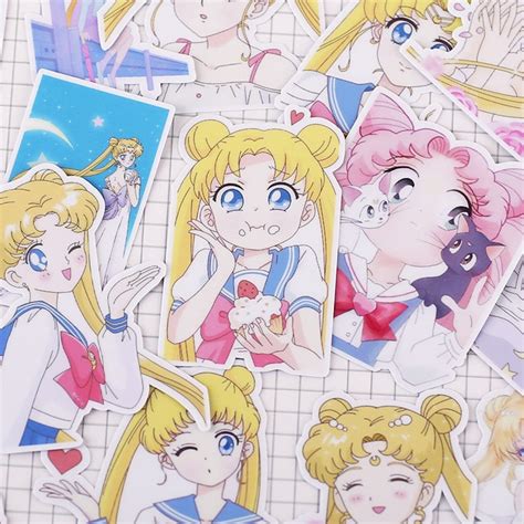21 Sailor Moon Stickers Lindo Pegatinas Kawaii Pegatinas Anime Etsy