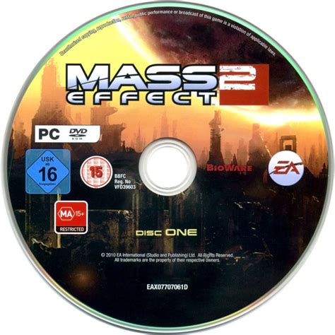 Mass Effect 2 2010 Box Cover Art Mobygames