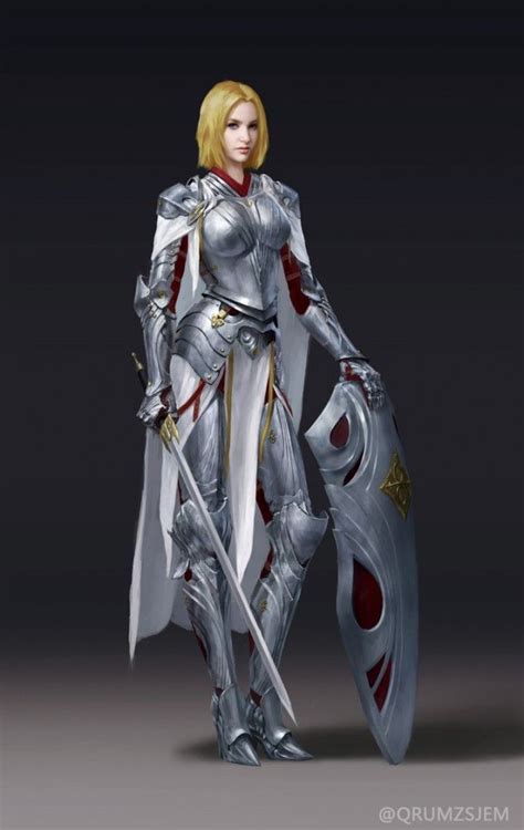 Zezhou Chen Concept Art World Warrior Woman Female Armor Fantasy