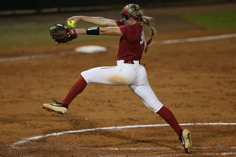 Ou Softball Jordy Bahl Sooners Pitchers Lead Way In Opening Weekend