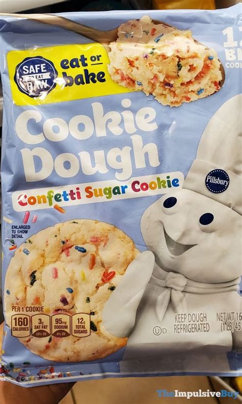 Pillsbury Safe To Eat Raw Confetti Sugar Cookie Cookie Dough Cookie
