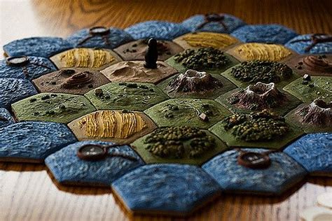 Gregs Homemade Settlers Of Catan Board Isnt It Glorious He