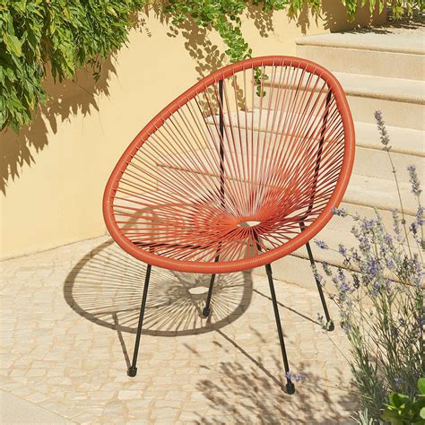 Wholesale foldable chair wedding event plastic wimbledon garden chairs white resin folding chair outdoor. Orange Harp Chair | Plastic garden chairs, Garden chairs ...