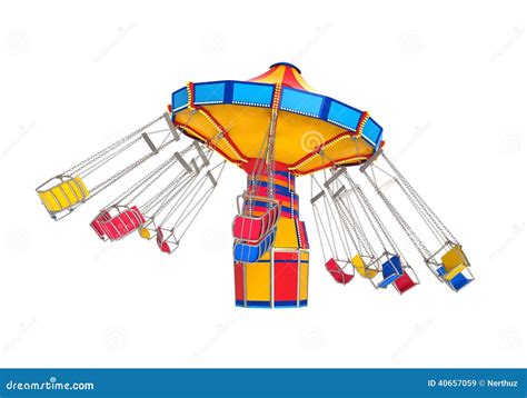 Carnival Swing Ride Stock Illustration Illustration Of Render 40657059