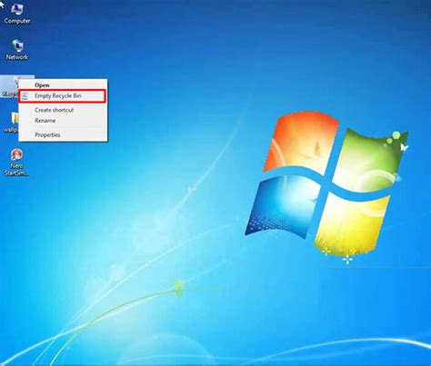 How To Findemptyrecover Recycle Bin In Windows 7