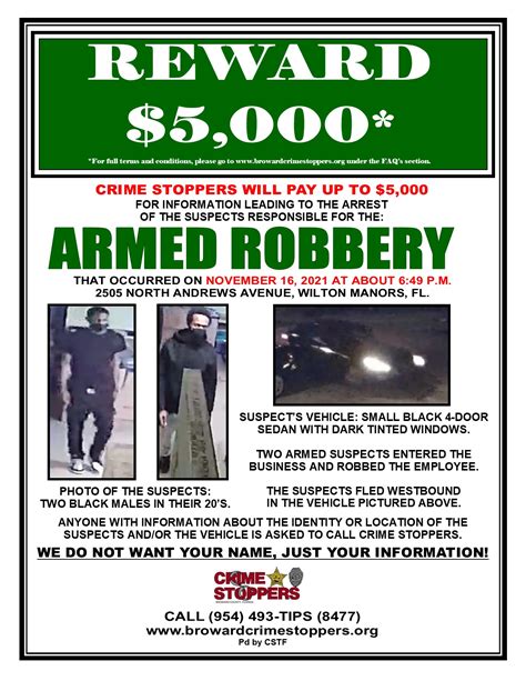 Armed Robbery Wilton Manors Broward Crime Stoppers