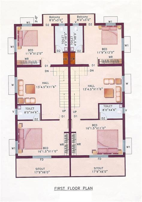 13 Alluring Free House Plan Design India For Every Budget