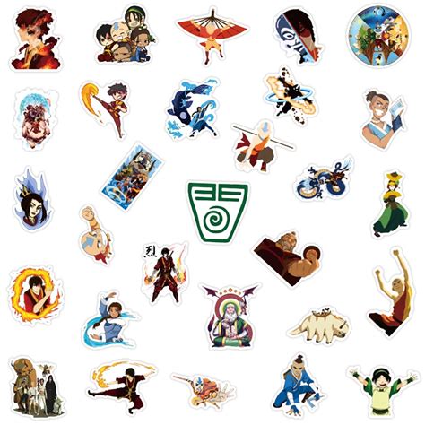 Avatar The Last Airbender Anime Stickers 103050pcs Stickers