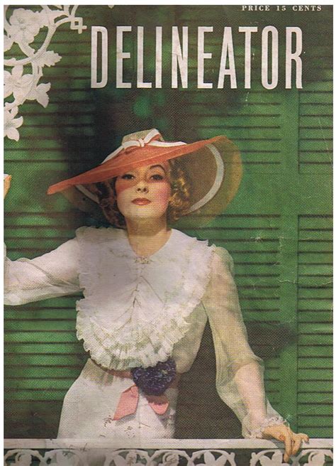 Flannery Crane Vintage Fashion Magazines Delineator August 1936 Cover