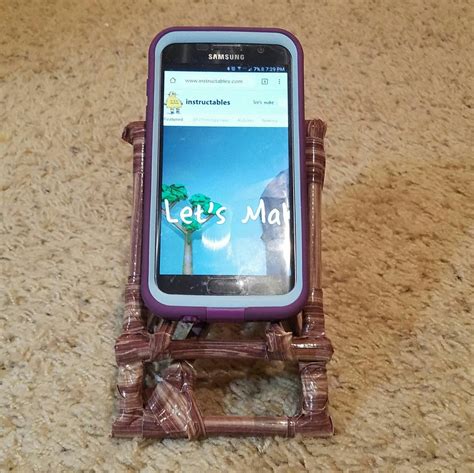 Duct Tape Phone Stand 4 Steps With Pictures Instructables