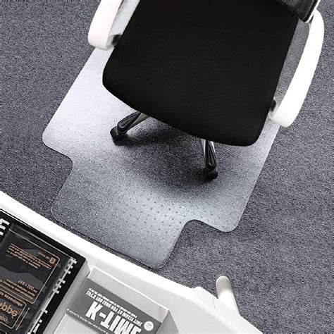 Micykuxu Office Desk Chair Mat For Carpet Floor Low Pile Pvc Protection