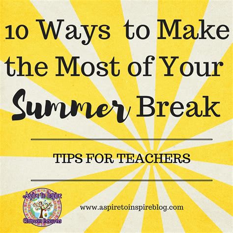 Aspire To Inspire Classroom Resources 10 Ways To Make The Most Of Your