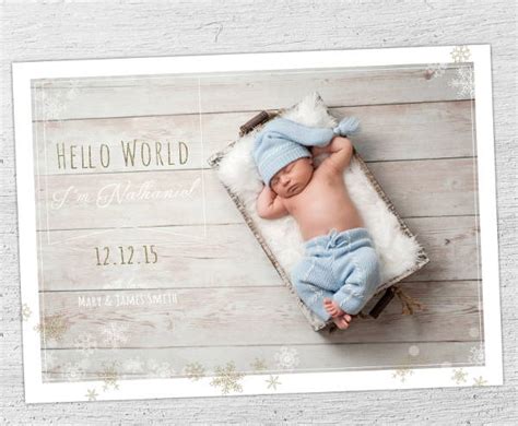 9 Birth Announcement Templates Printable Psd Ai Format Download