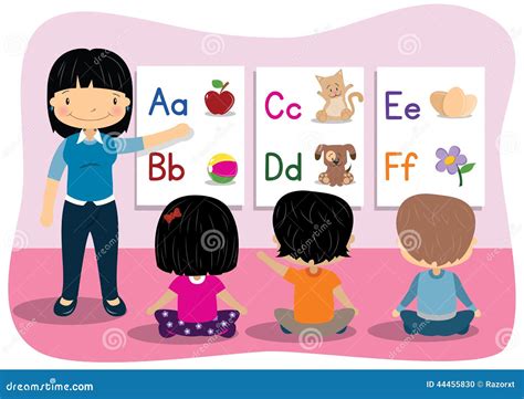 Teaching Alphabet Vector Illustration 44455830