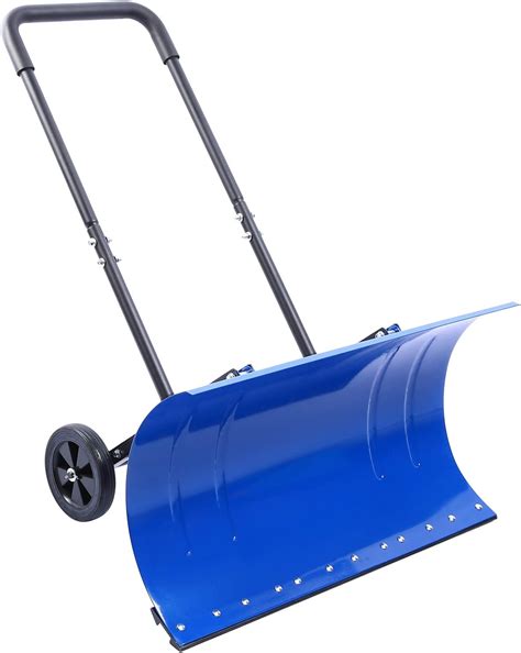 Buy Snow Shovel With Wheels Ohuhu Heavy Duty Metal Shovels With