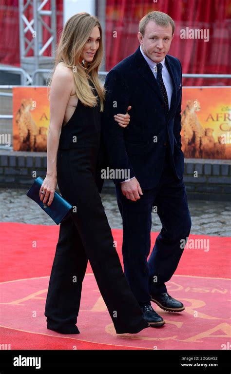 Jacqui Ainsley And Guy Ritchie Attend The Uk Premiere Of African Cats