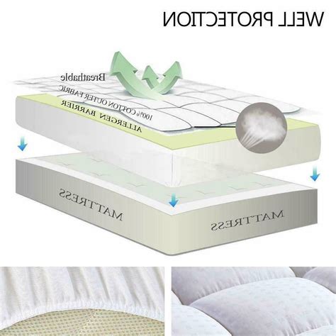 Pillow Top Mattress Cover Twin Size Bed Topper