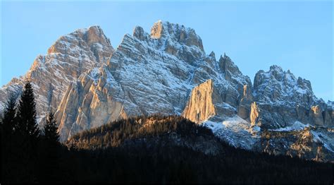 Dolomites At Sunset Free Stock Photo Public Domain Pictures