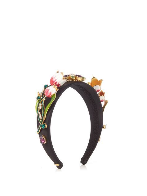 Dolce And Gabbanas Black Citta Headband Is Typically Glamorous And