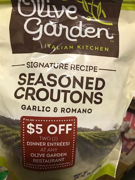 The olive garden promo codes currently available end when olive garden set the coupon expiration date. Olive Garden $5 off 2 Dinner Entrees Coupon peelie found ...