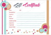 Free Homemade Gift Certificate Template Thevanitydiaries