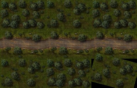 Forest Tile Set A Printable And Online Battle Map For Dungeons And