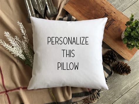 Custom Pillow Cover Create Your Own Design Personalized Etsy