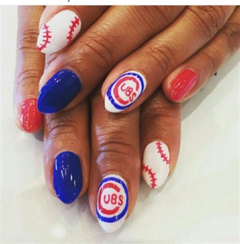 Top 10 tutorials to learn nail art at home. Chicago Cubs | Class ring, Nails, Chicago cubs