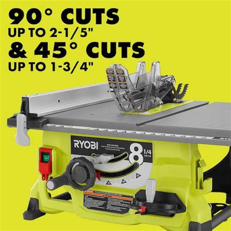 Ryobi 10 In Expanded Capacity Table Saw With Rolling Stand Rts22 Ryobi