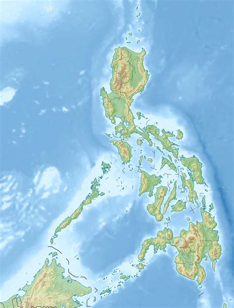 Philippines relief location map | Philippines beaches, Philippines culture, Philippines