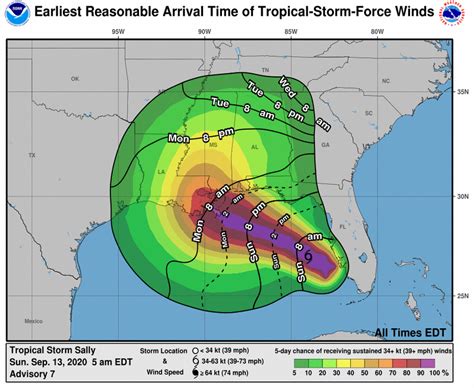 Tropical Storm Sally Strengthening Over Eastern Gulf Holt Enterprise News