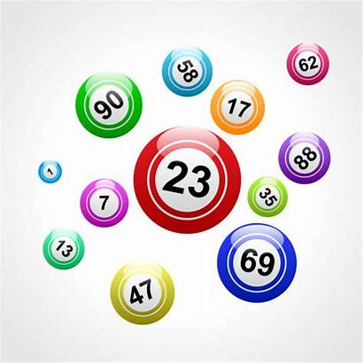 Bingo Background Balls Vector Clip Illustrations Royalty