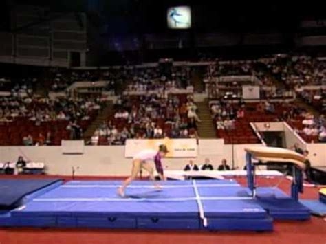 Courtney Kupets Vault 2003 Us Gymnastics Championships Women