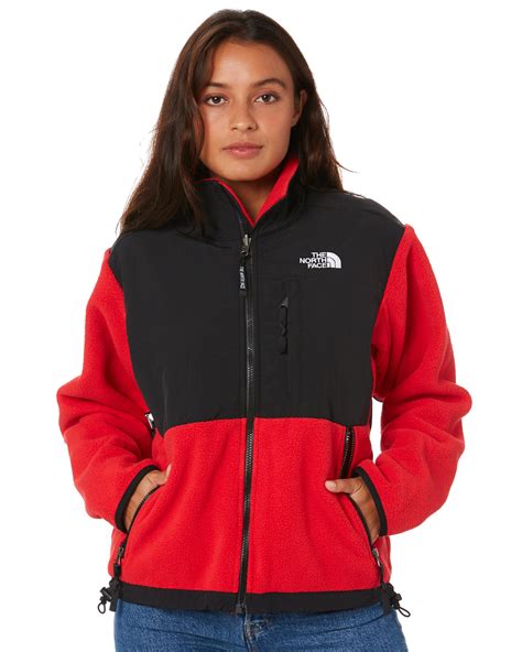 The North Face Womens 95 Retro Denali Teddy Jacket Tnf Red Surfstitch