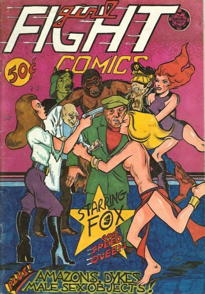 Gcd Cover Girl Fight Comics 1