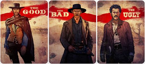 Clint Eastwood The Good The Bad And The Ugly Collage Western Movies Lee