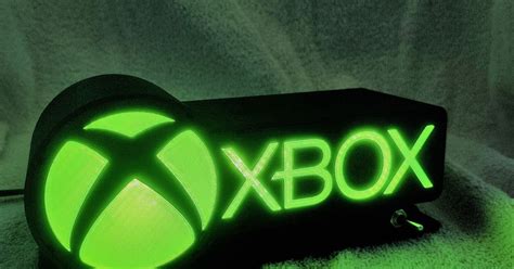 Xbox Led Logo Light By Kvel Download Free Stl Model