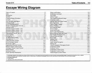 2014 Ford Escape Wiring Diagram Manual Original