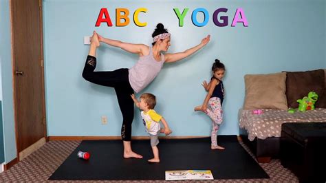 Abc Yoga For Mama And Kids Alphabet Yoga Poses Youtube
