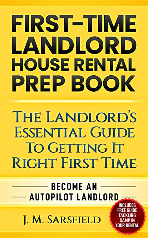 Buy FIRST-TIME LANDLORD HOUSE RENTAL PREP BOOK: THE LANDLORD’S