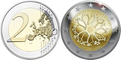 World Coin News Cyprus 2 Euro 2020 Institute Of Neurology