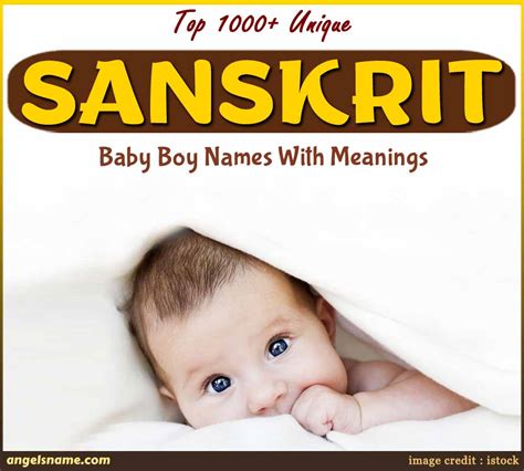 Divine Sanskrit Baby Boy Names And Meanings